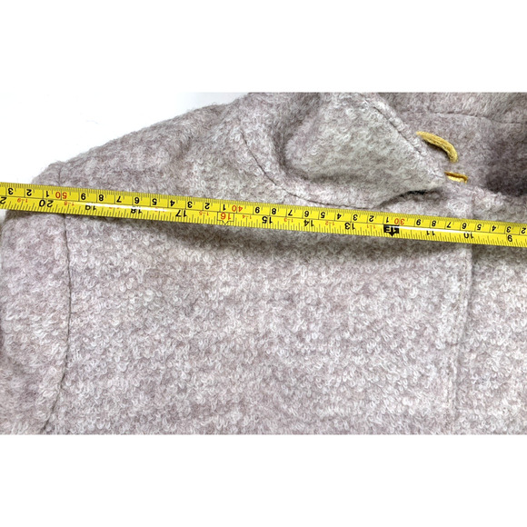 Sam Edelman Faux Fur Notch Collar Single-Breasted Women's XXL Long Jacket - Picture 10 of 15